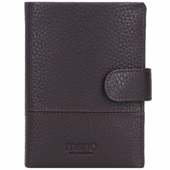 mano Don Tommas Leather Wallet 9 cm braun