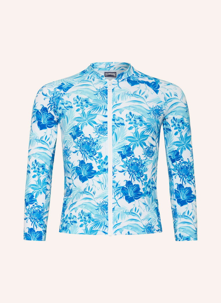 Vilebrequin Koszulka Z Ochroną Uv Tahiti Flowers blau