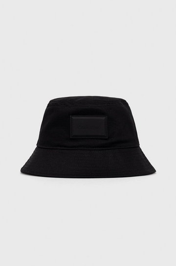 Calvin Klein kapelusz bawełniany kolor czarny bawełniany