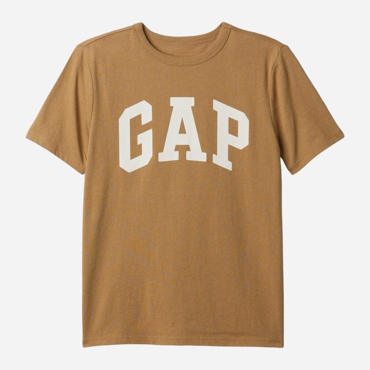 Koszulka młodzieżowa chłopięca GAP 885814-00 145-152 cm Brązowa (1200133152099). T-shirty, koszulki chłopięce