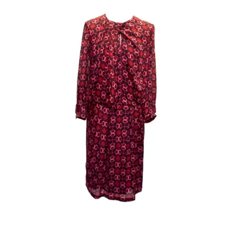 Pre-owned Silk dresses Gucci Vintage