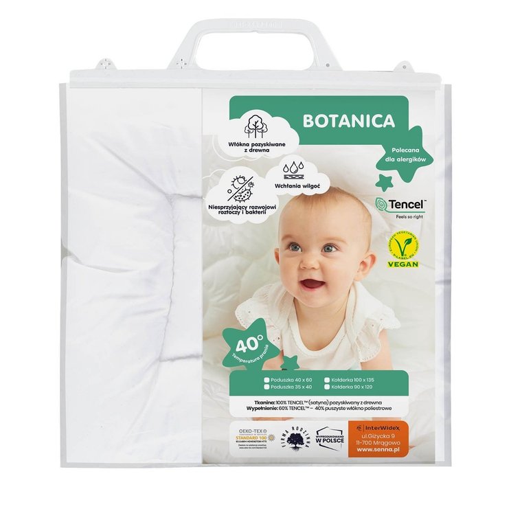 Poduszka BOTANICA Dziecko Baby Senna Lyocell 35x40