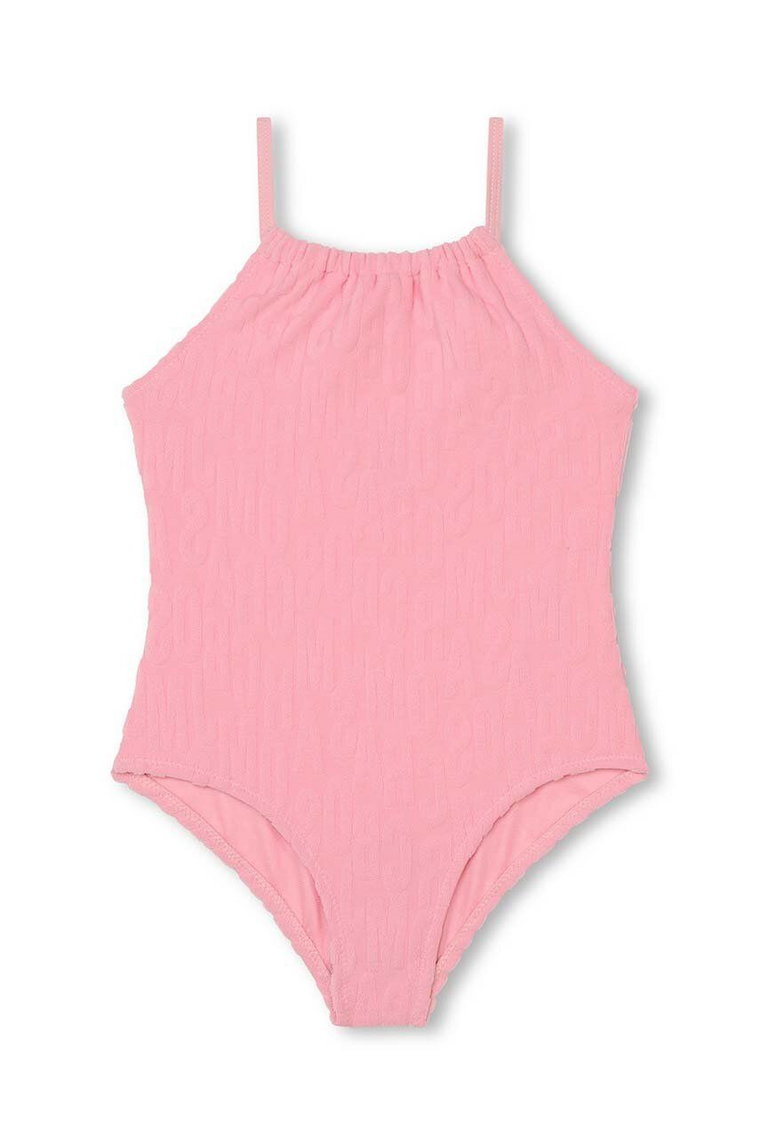Marc Jacobs jednoczęściowy strój kąpielowy dziecięcy kolor różowy