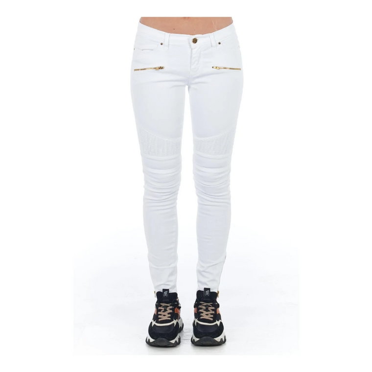 White Cotton Jeans Pant Frankie Morello