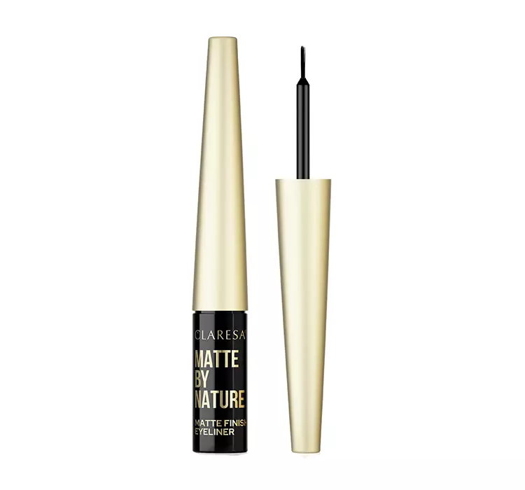 CLARESA MATTE BY NATURE MATOWY EYELINER W PŁYNIE CZARNY 4G