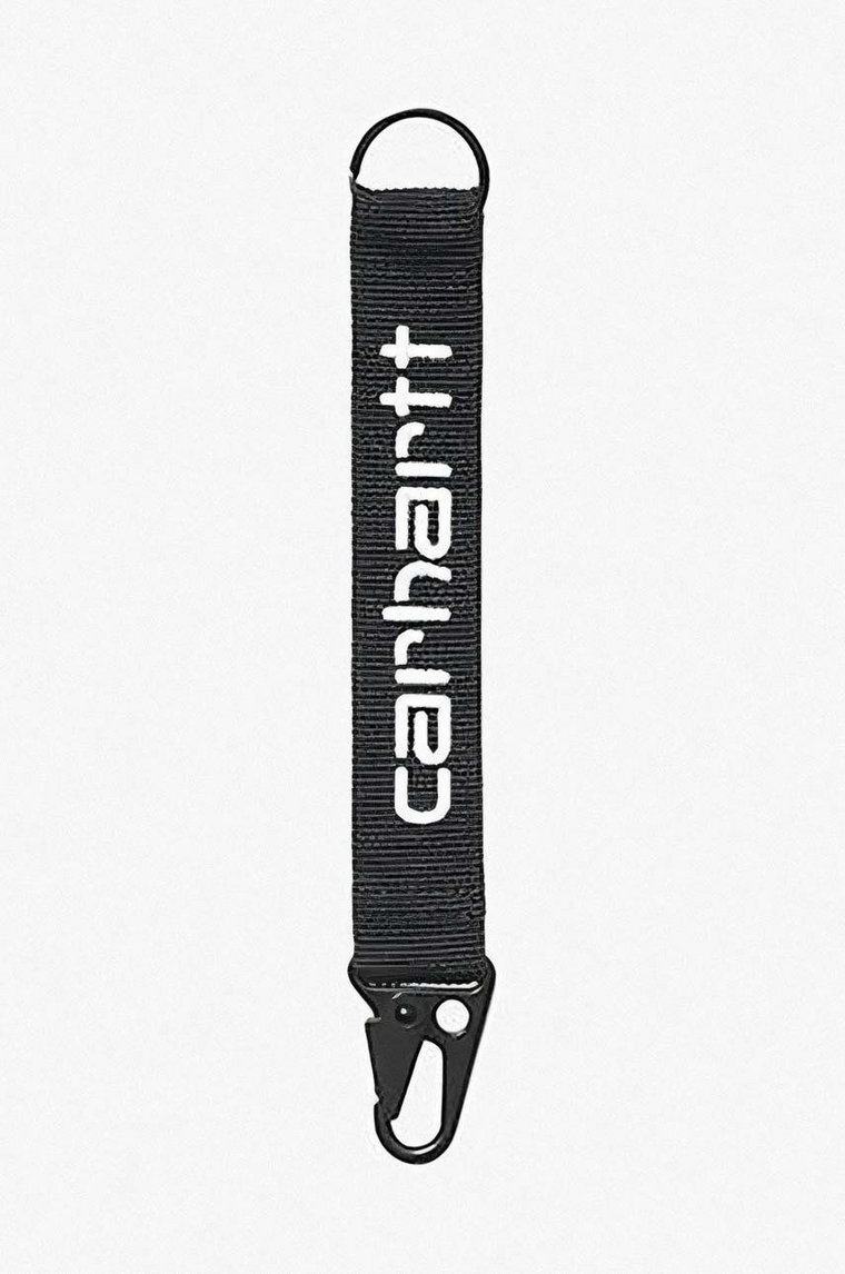 Carhartt WIP brelok Jaden Keyholder kolor czarny I027773.BLACK.WHIT