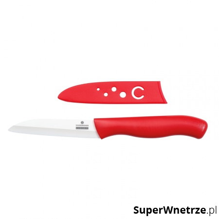 Nóż do warzyw i owoców 8 cm Zassenhaus czerwony kod: ZS-070217-CZE