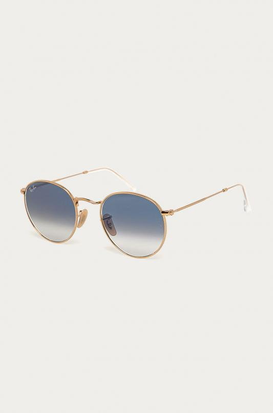 Ray-Ban - Okulary przeciwsłoneczne ROUND METAL 0RB3447N