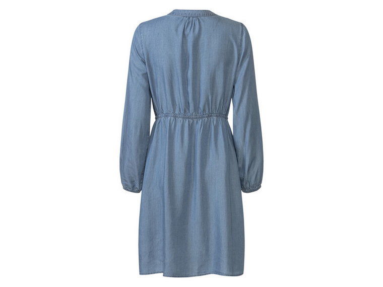 esmara Damska sukienka z lyocellu (34, Niebieski)