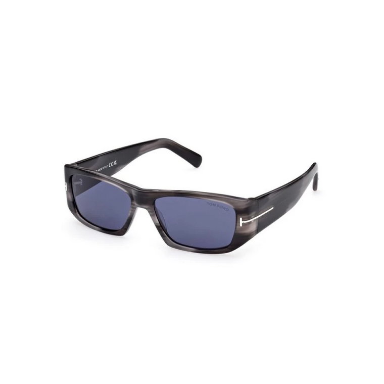Okulary przeciwsłoneczne Andres-02, Szary/Inne,iebieskie Soczewki Tom Ford