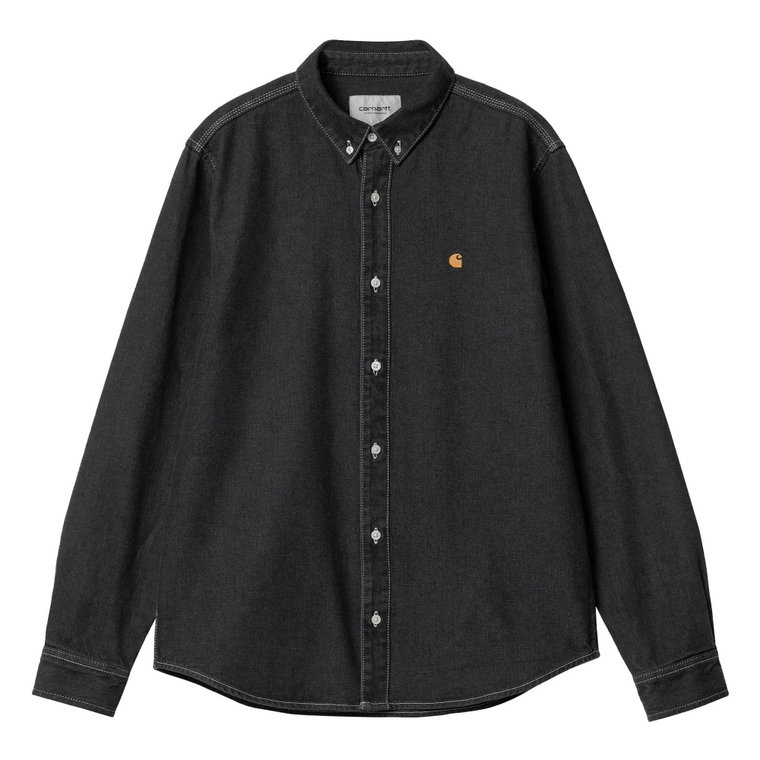 Carhartt Weldon Koszula Czarna Stone Washed Carhartt Wip