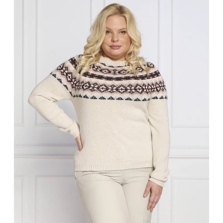 Persona by Marina Rinaldi Sweter ARCANO Plus size | Regular Fit | z dodatkiem wełny