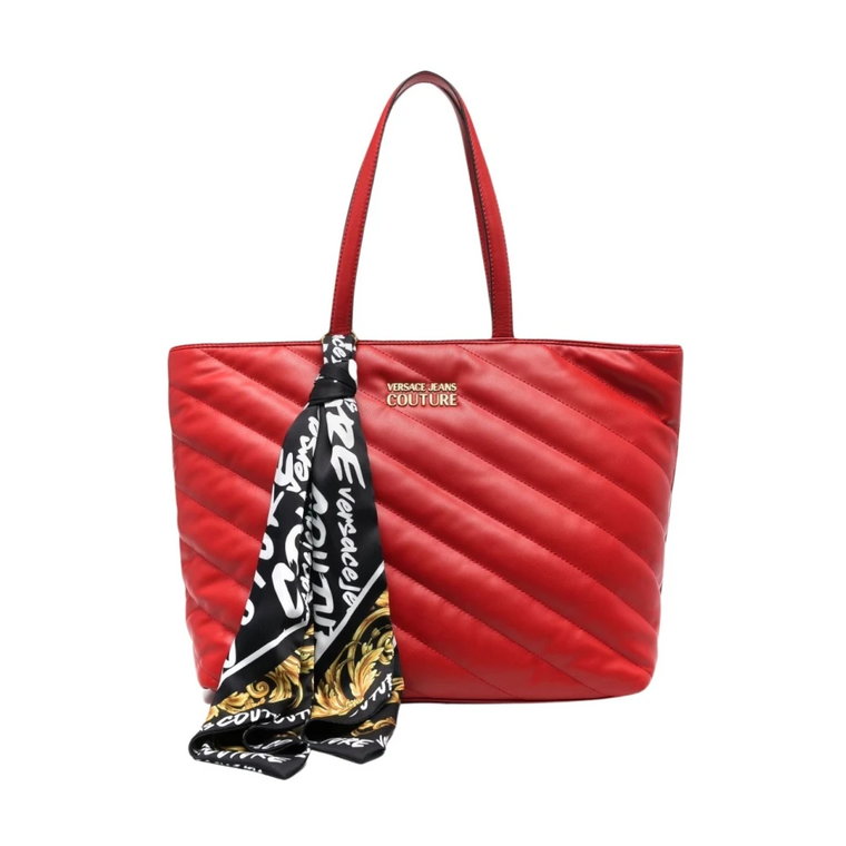 Czerwona torba na ramię w stylu Regalia Barok Versace Jeans Couture