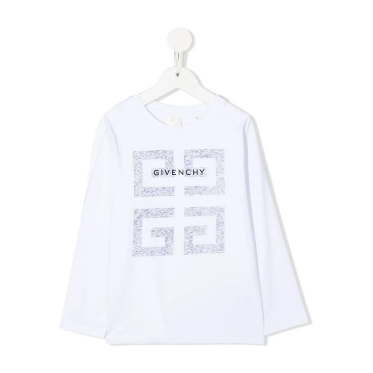 Fashionista Logo Print Koszulka z Długim Rękawem Givenchy