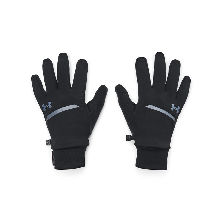 Męskie rękawiczki do biegania Under Armour UA Storm Fleece Run Gloves - czarny