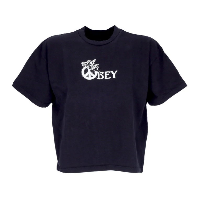 Peace Angel Crop Tee Obey