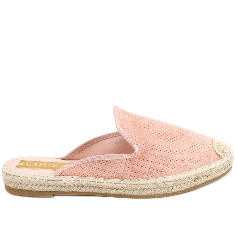 Klapki damskie espadryle Carmen Pink różowe