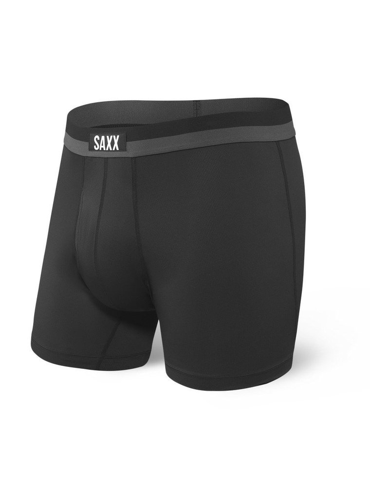 Saxx, Bokserki męskie, Sport Mesh BB Fly Black, rozmiar S