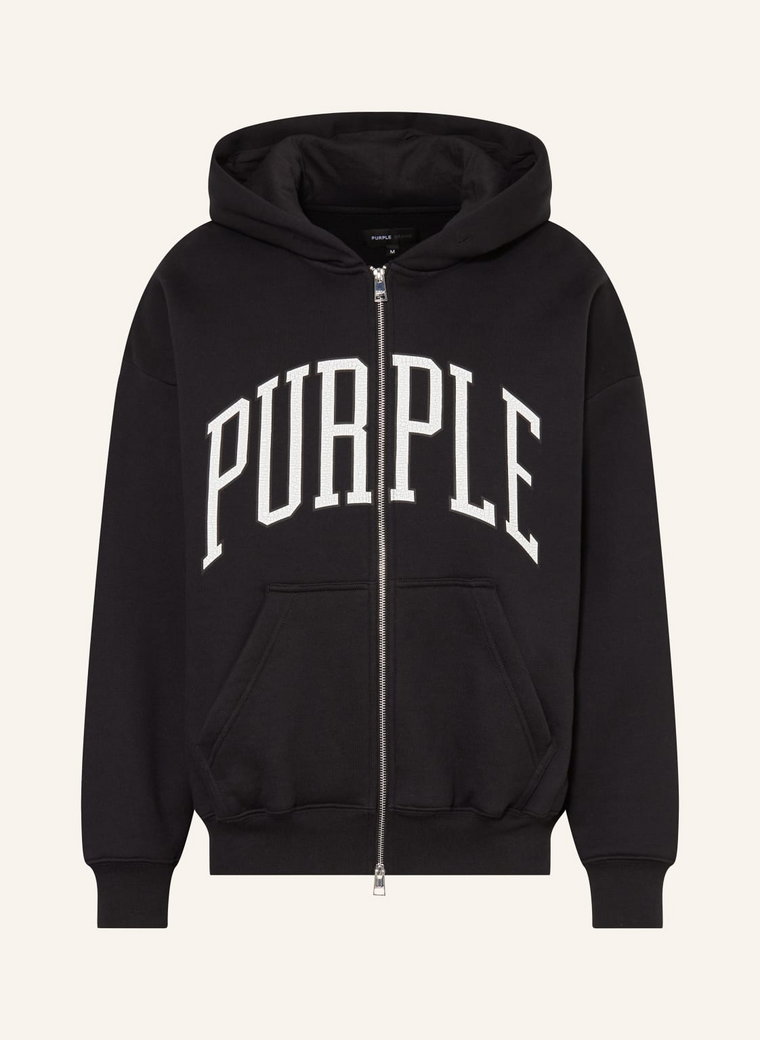 Purple Brand Bluza Rozpinana schwarz