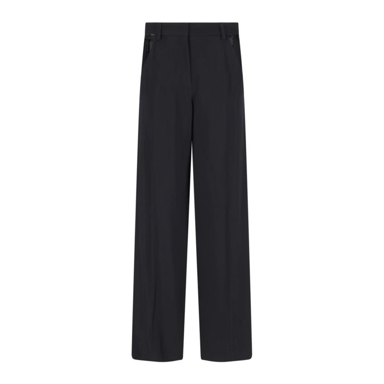 Czarne Spodnie - Stylowy Design Mugler