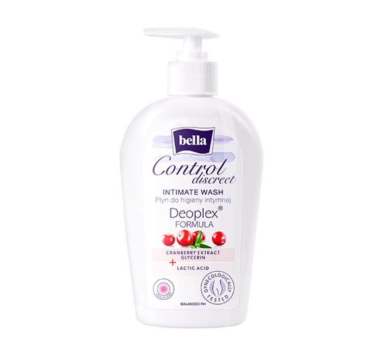 Bella Control Discreet płyn do higieny intymnej z ekstraktem z żurawiny 300ml