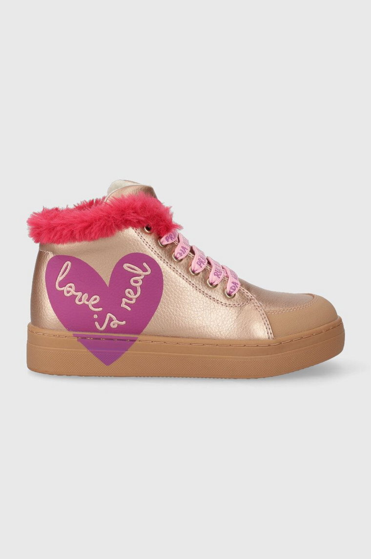 Agatha Ruiz de la Prada buty zimowe dziecięce kolor złoty