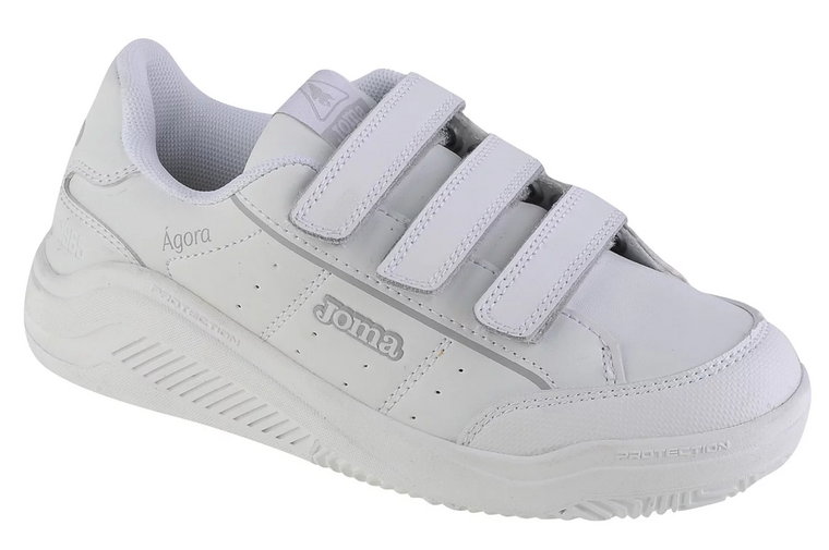 Joma W.Agora Jr 2302 WAGOW2302V, Dla dziewczynki, Białe, buty sneakers, skóra syntetyczna, rozmiar: 27