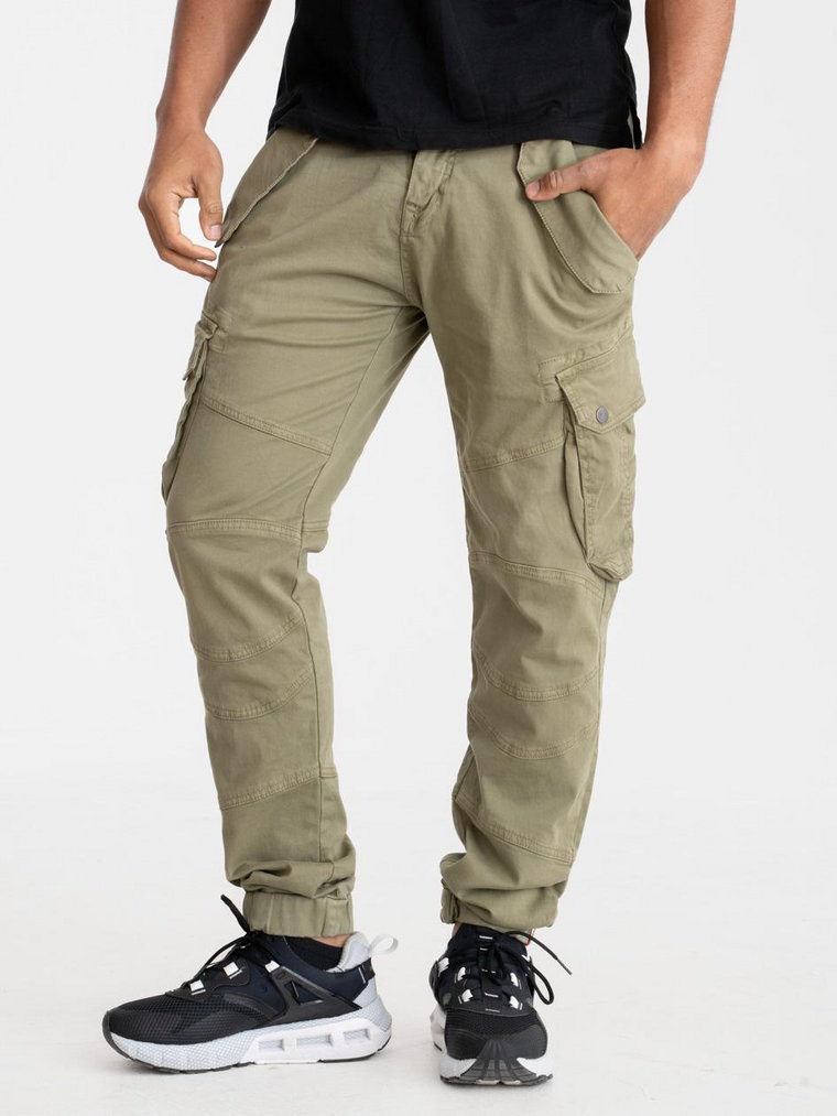 Spodnie Materiałowe Bojówki Zielone Alpha Industries Combat Pant LW