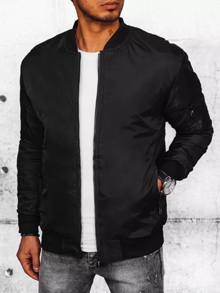 Kurtka męska bomber jacket czarna Dstreet TX4423