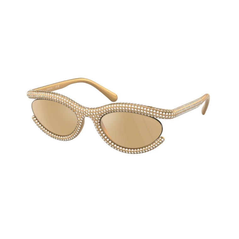 Stylowe okulary przeciwsłoneczne dla nowoczesnych kobiet Swarovski