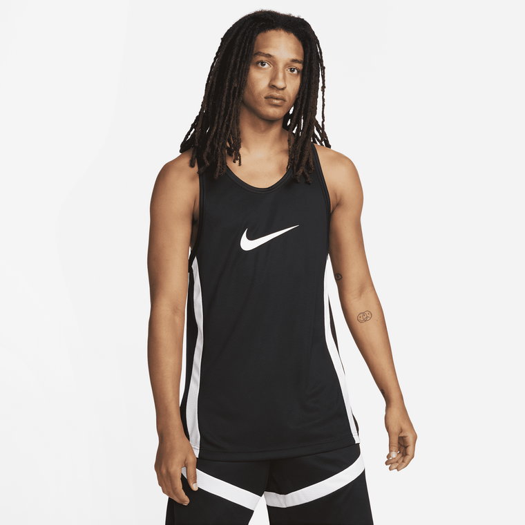 Męska koszulka do koszykówki Dri-FIT Nike Icon - Niebieski