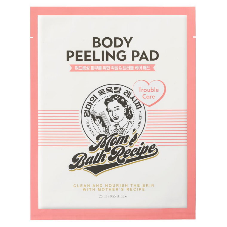 Mom's Bath Recipe Body Peeling Pad Trouble 1 szt.