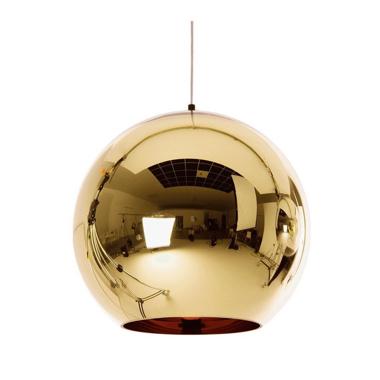 Lampa wisząca mirror glow - s złota 25 cm kod: ST-9021-S gold