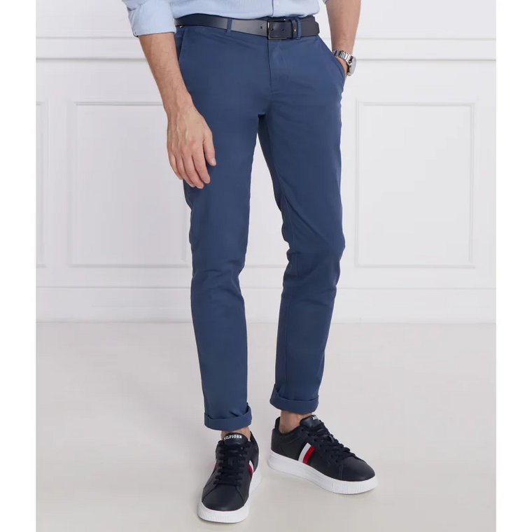 Tommy Hilfiger Spodnie chino | Slim Fit | pima