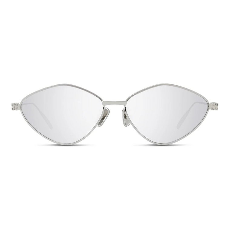 Błyszczące Okulary Przeciwsłoneczne Owalne z Palladu Givenchy