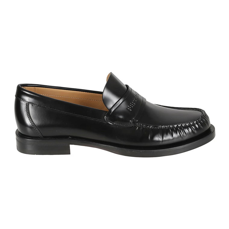 Czarne płaskie buty - Fillmore Loafers Salvatore Ferragamo