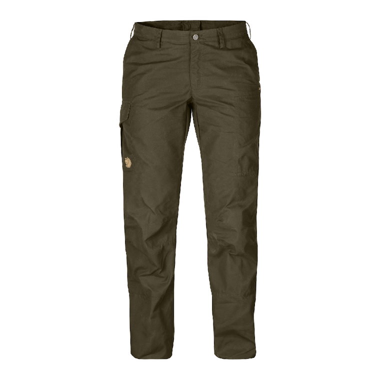 Damskie spodnie trekkingowe Fjallraven Karla Pro Trousers dark olive  - 36