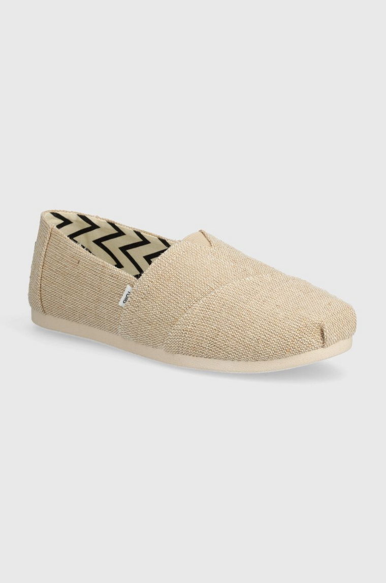 Toms espadryle Alpargata kolor beżowy 10020671