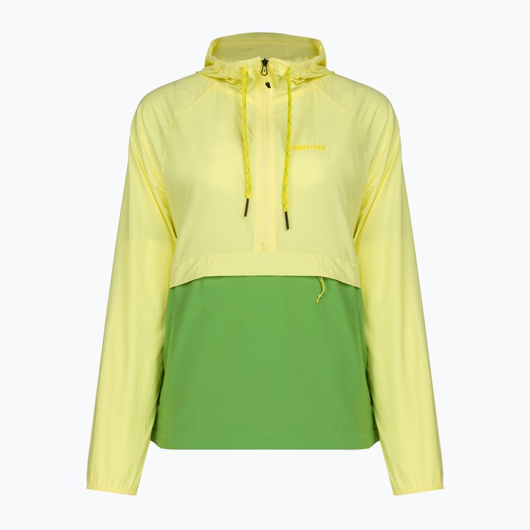 Kurtka przeciwwiatrowa damska Marmot Campana Anorak light yellow/kiwi