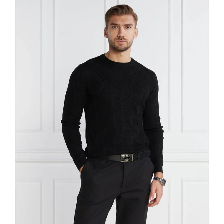 Emporio Armani Sweter | Regular Fit | z dodatkiem wełny