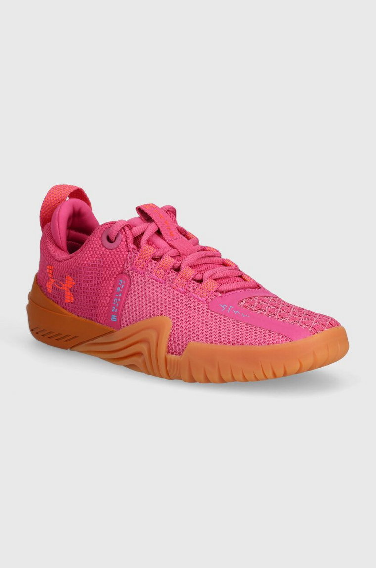 Under Armour buty treningowe TriBase Reign 6 kolor różowy