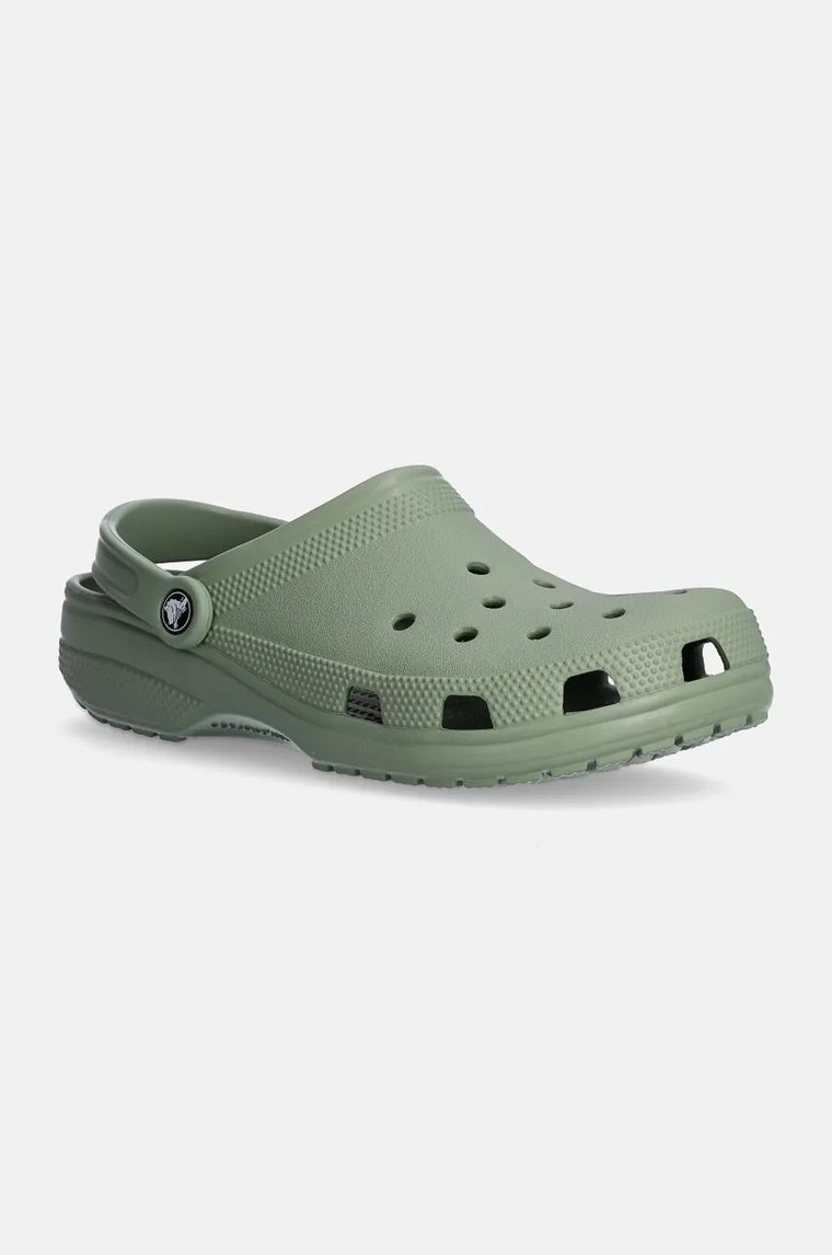 Crocs klapki Classic męskie kolor zielony 10001