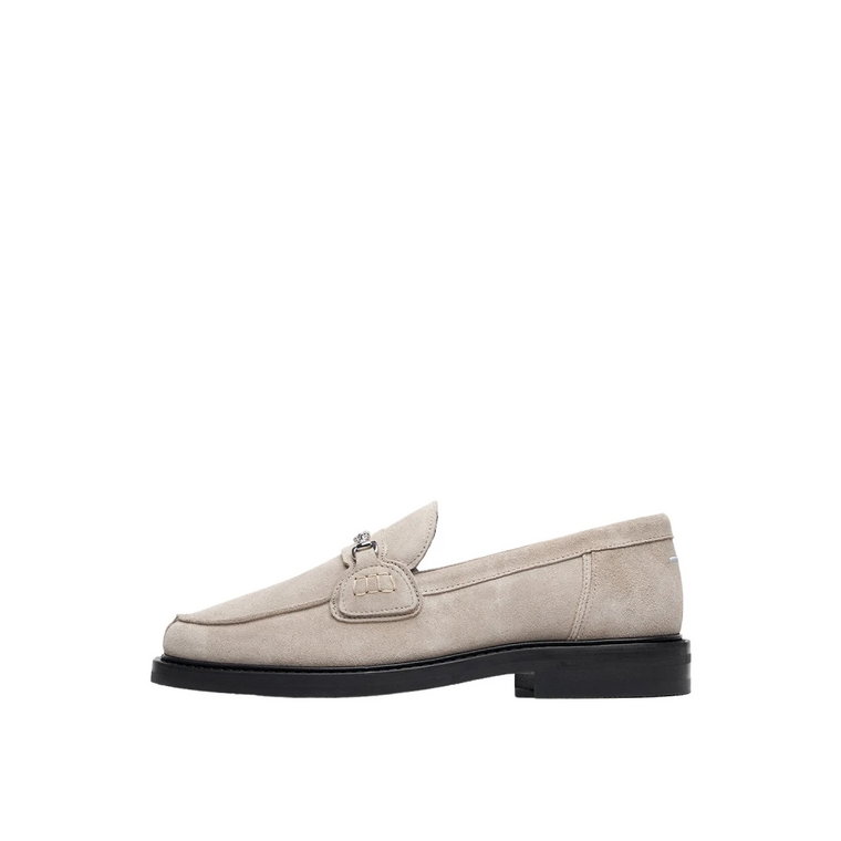 Loafer Zamszowy Taupe Filling Pieces