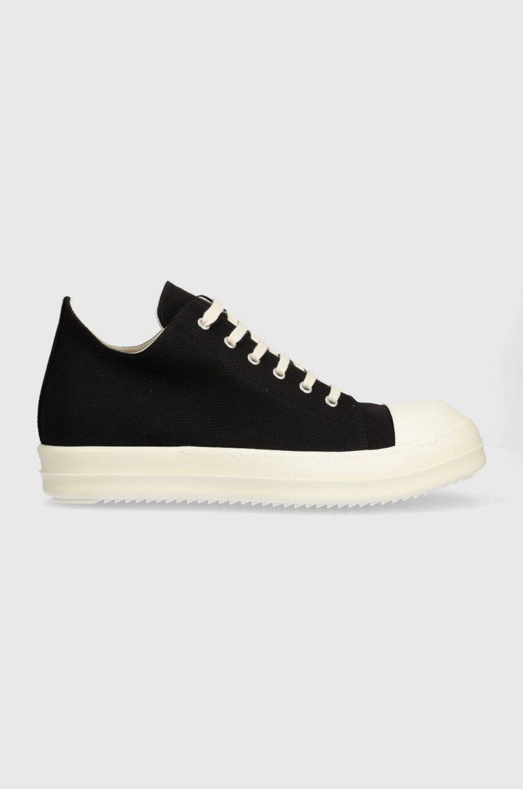 Rick Owens tenisówki Woven Shoes Low Sneaks męskie kolor czarny DU01D1802.CB.911