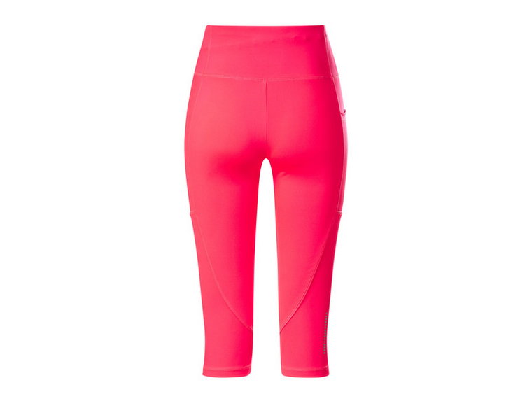 CRIVIT Spodnie funkcyjne damskie 3/4 (XS (32/34), Różowy)
