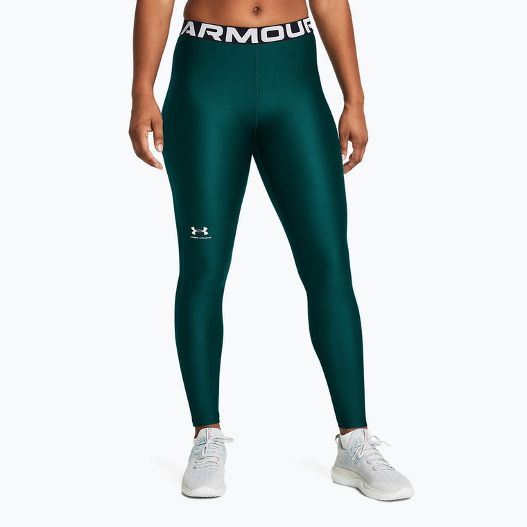 Legginsy damskie Under Armour HG Authentics hydro teal/white