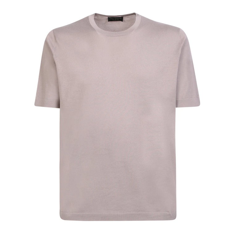 Beżowy T-shirt Casual Style Ss23 Dell'oglio