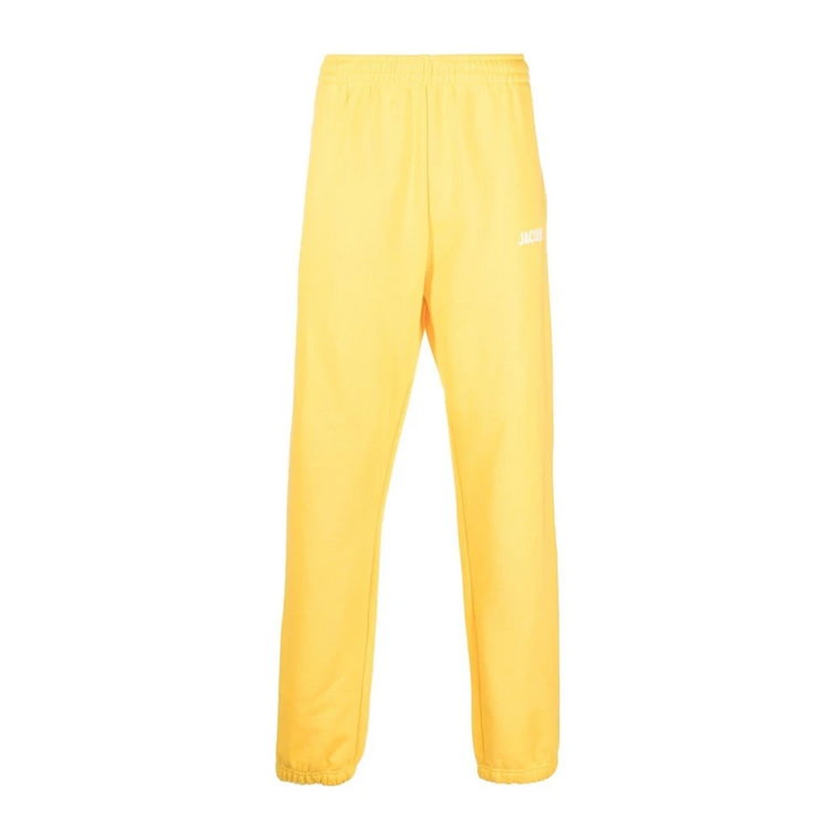 Żółte spodnie dresowe Le Jogging dla mężczyzn Jacquemus