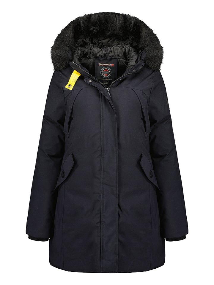 Geographical Norway Parka "Cherifa" w kolorze granatowym