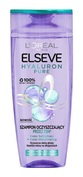 Elseve Hyaluron Pure - Szampon do włosów 400 ml